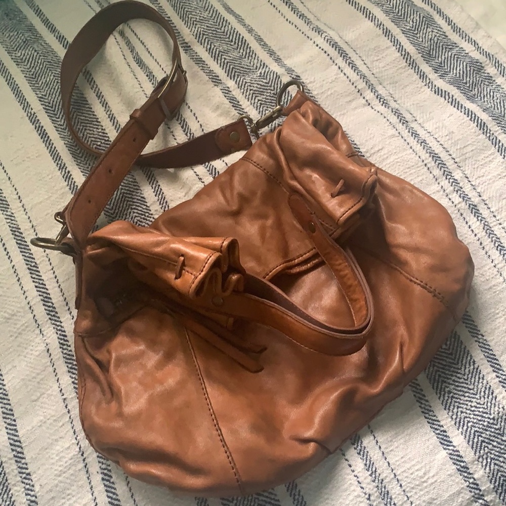 Leather crossbody